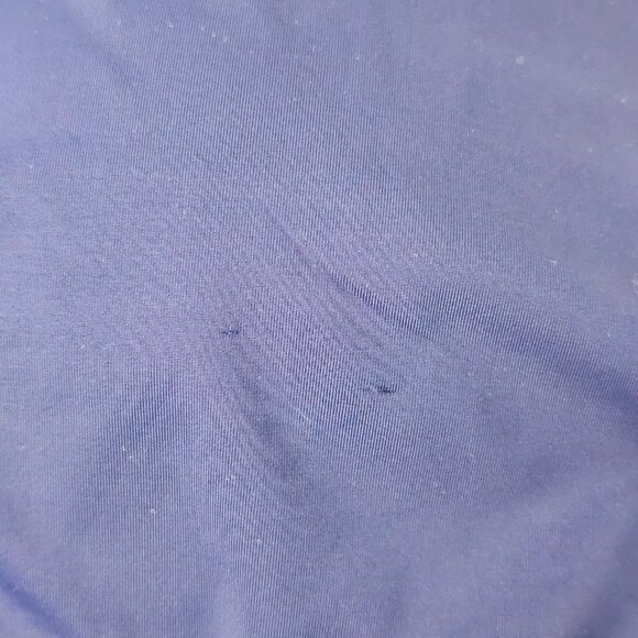 Women's Navy Blue One Shoulder Shirred One Piece Swimsuit Size 18W NWTF - Picture 12 of 15